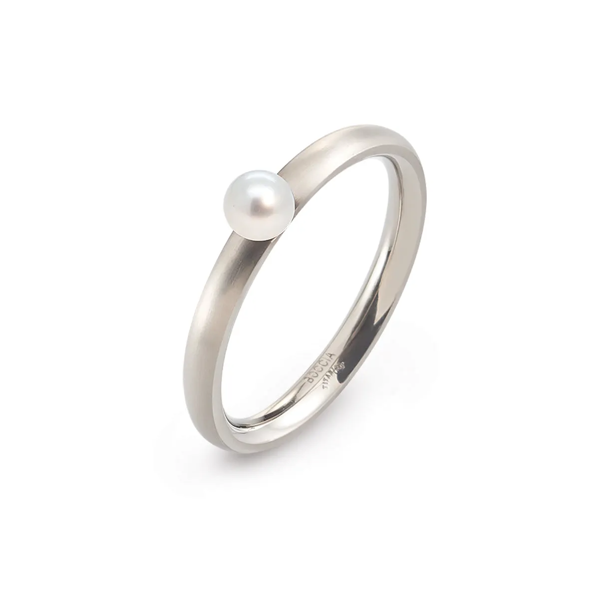 0145-01 Boccia Titanium Ring