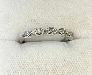 1920s Intricate Design SWG Diamond Ring - $3K Appraisal Value w/CoA!