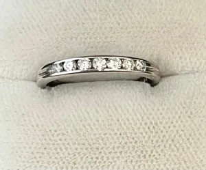 1930s Handmade Intricate SWG Channel-set Diamond Band Ring - $6K APR Value w/CoA!