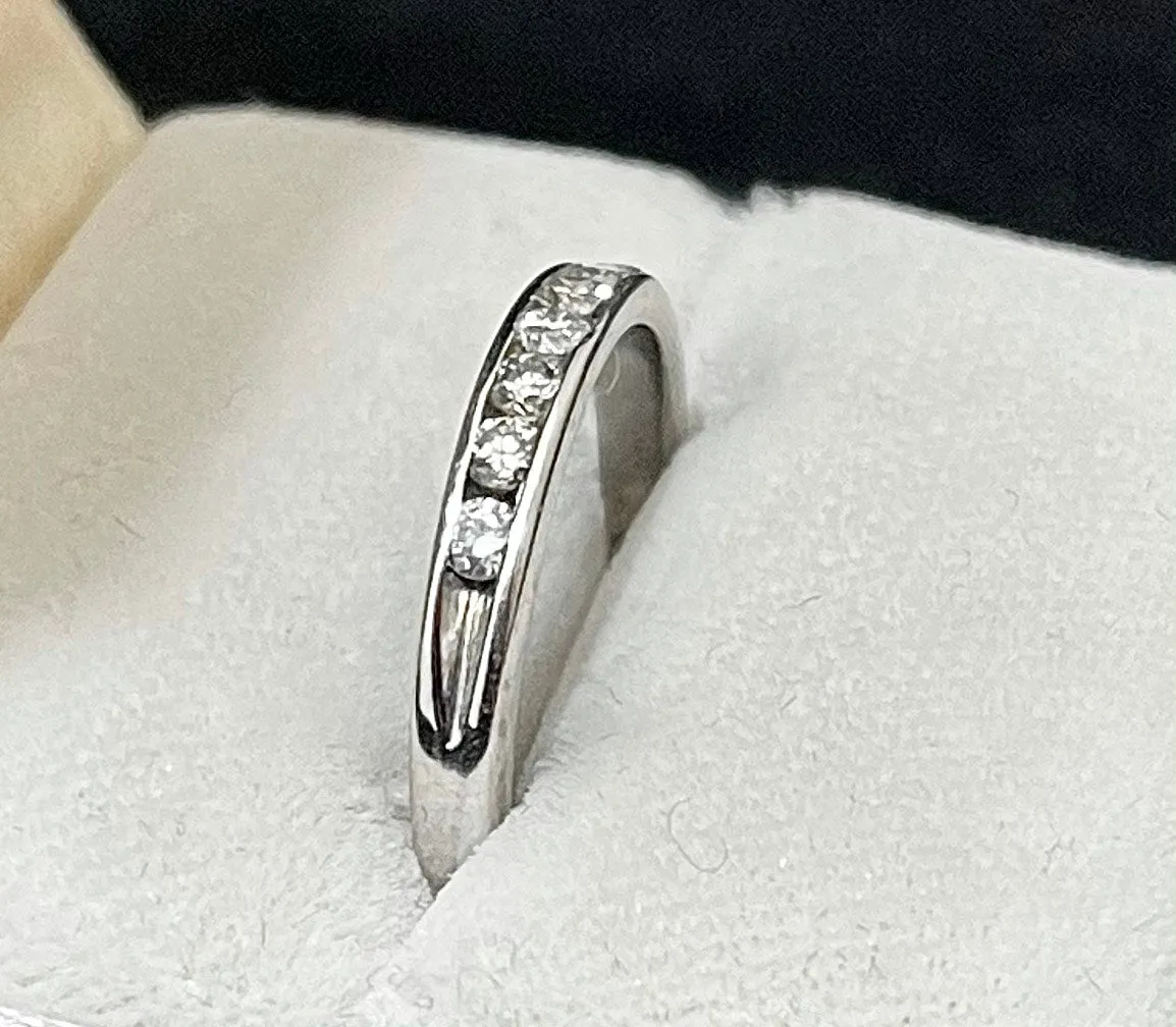 1930s Handmade Intricate SWG Channel-set Diamond Band Ring - $6K APR Value w/CoA!