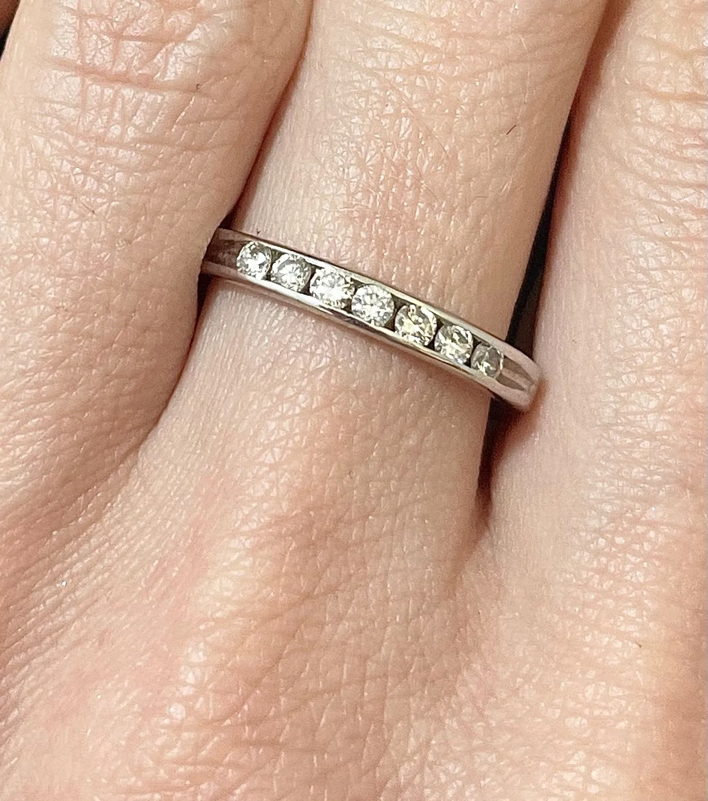 1930s Handmade Intricate SWG Channel-set Diamond Band Ring - $6K APR Value w/CoA!