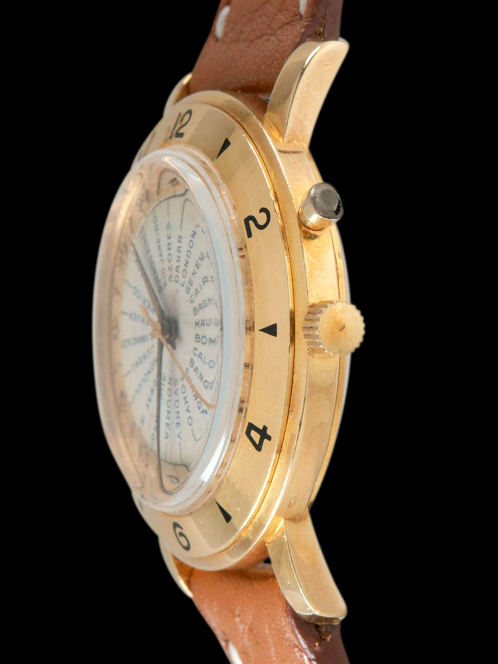 1950s Tissot Navigator World Time 18K YG (Ref. 4002-2) 'Cal 28.5N-21T'