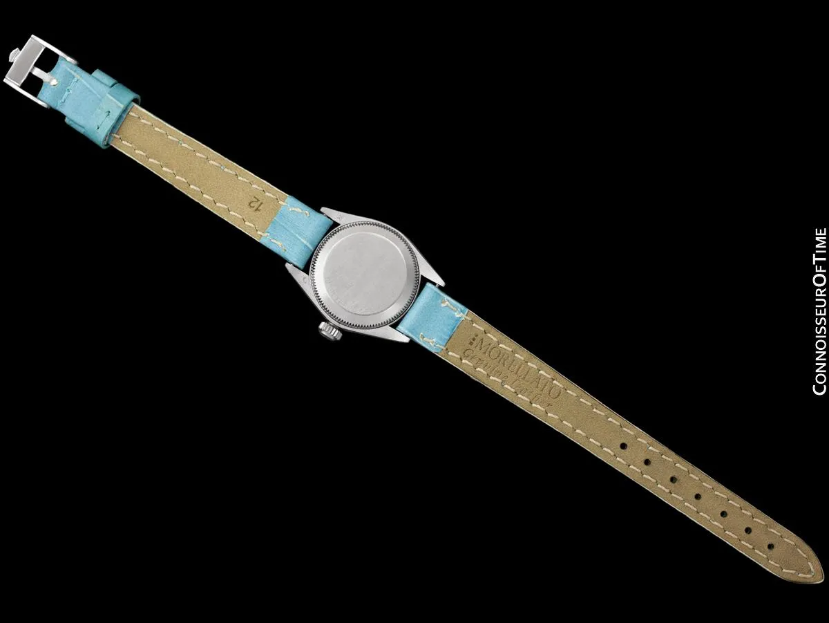 1969 Rolex Datejust (President) Ladies Vintage Watch with Tiffany Blue Dial - 18K White Gold