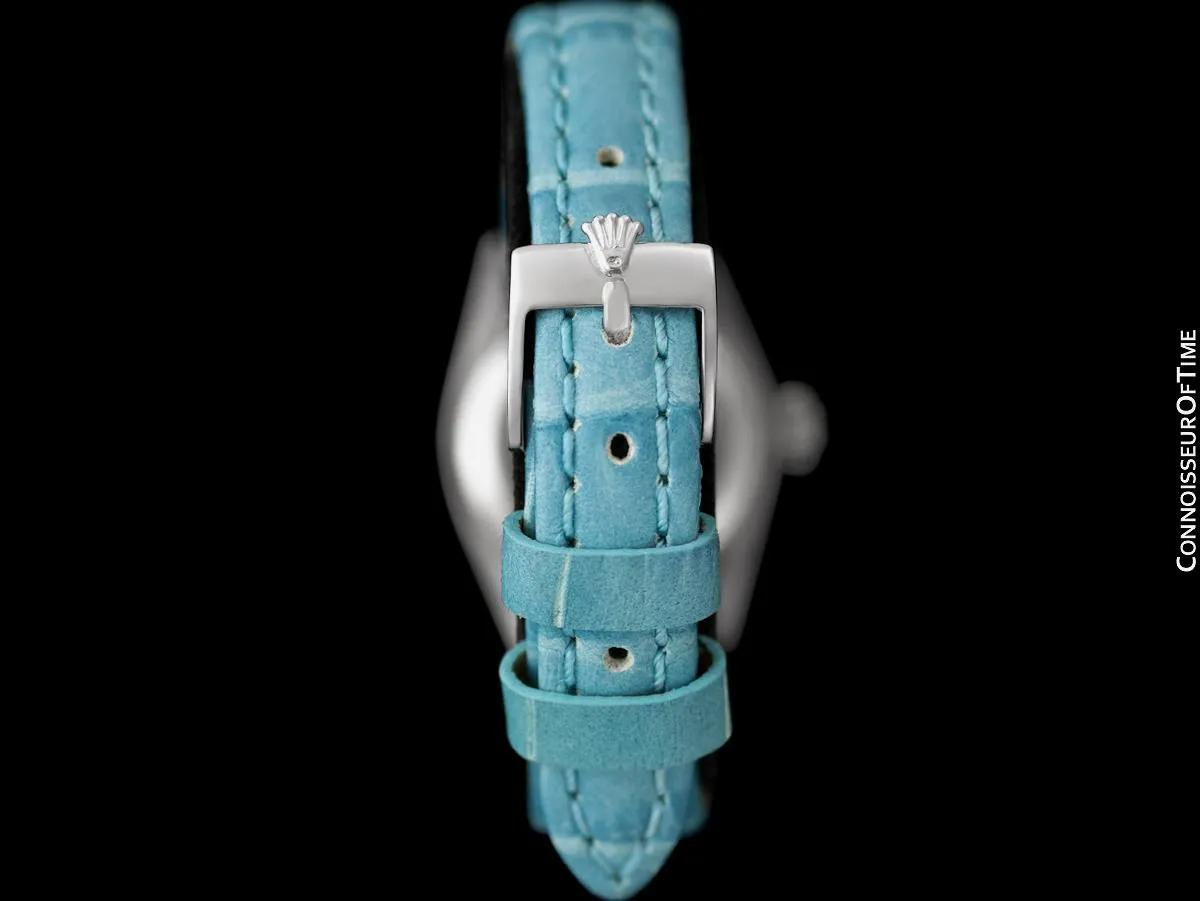 1969 Rolex Datejust (President) Ladies Vintage Watch with Tiffany Blue Dial - 18K White Gold