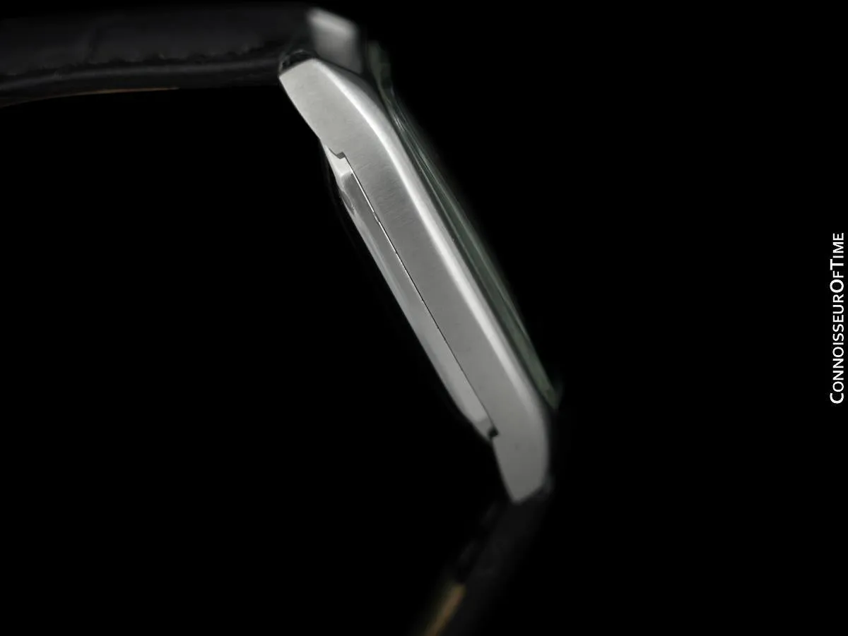 1970 Omega Constellation Chronometer Vintage Mens Tonneau Watch - Stainless Steel