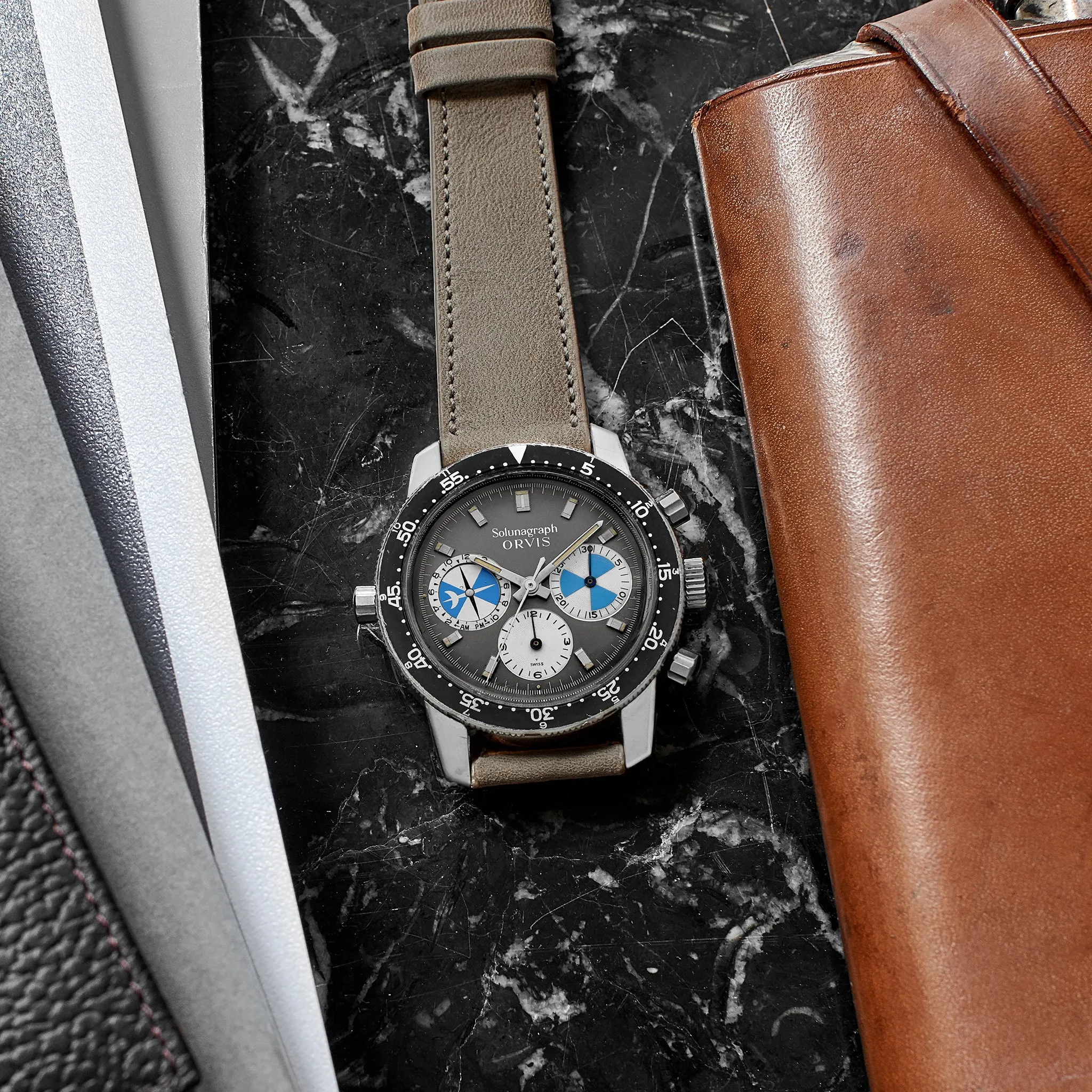 1970s Orvis Solunagraph Ref. 2446SF By Heuer