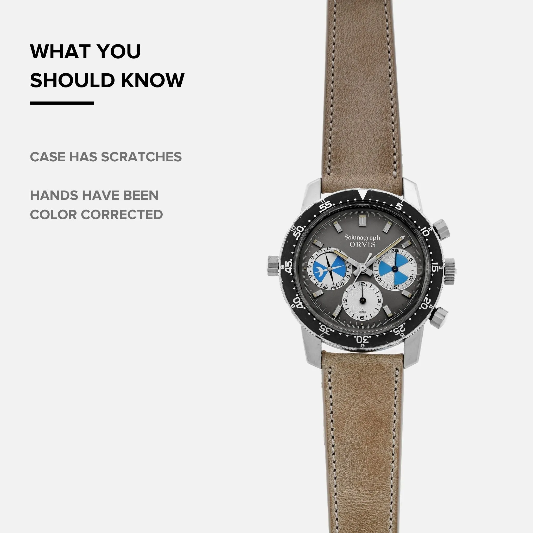 1970s Orvis Solunagraph Ref. 2446SF By Heuer