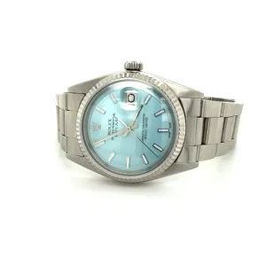 1975 Rolex Datejust 36 Sky Blue