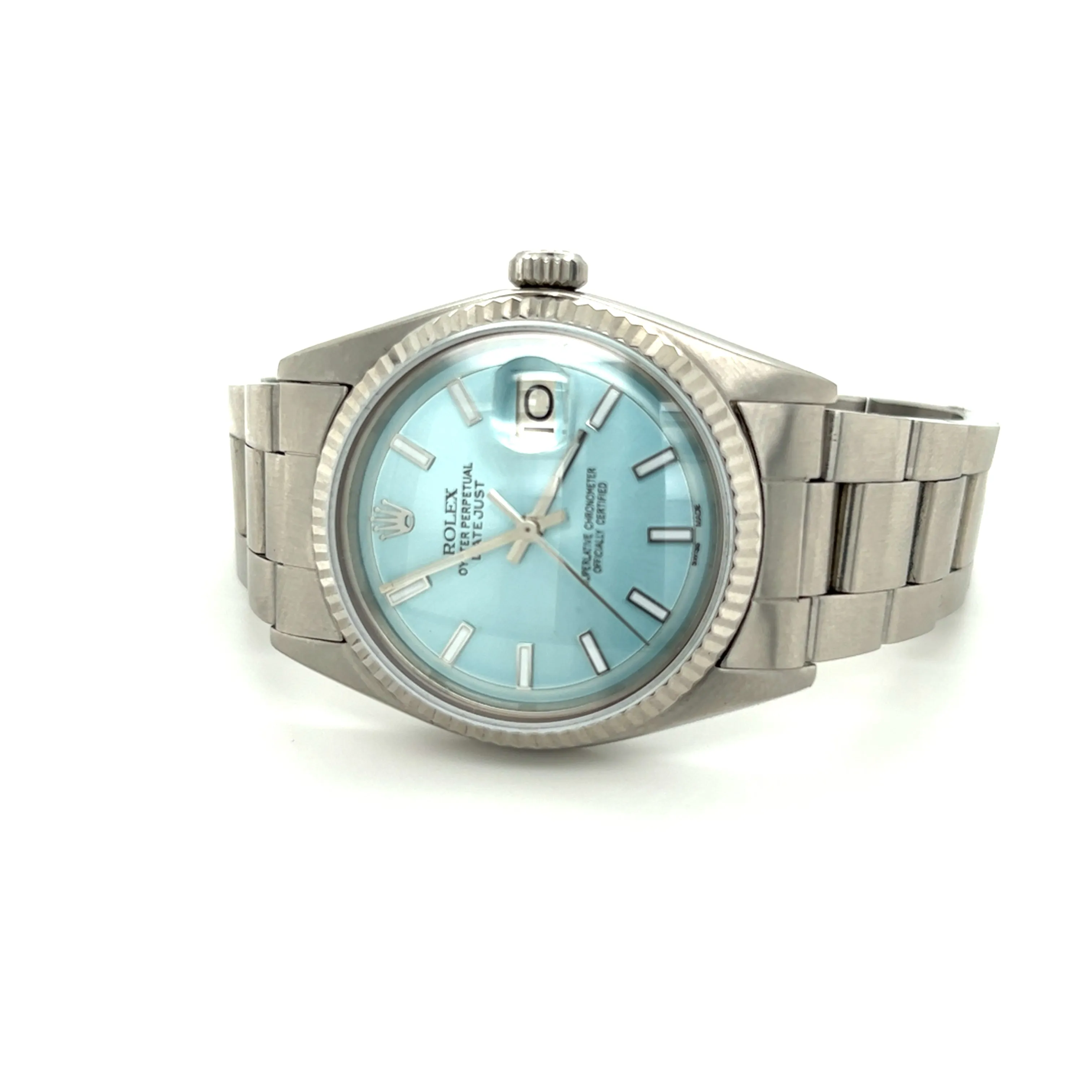 1975 Rolex Datejust 36 Sky Blue