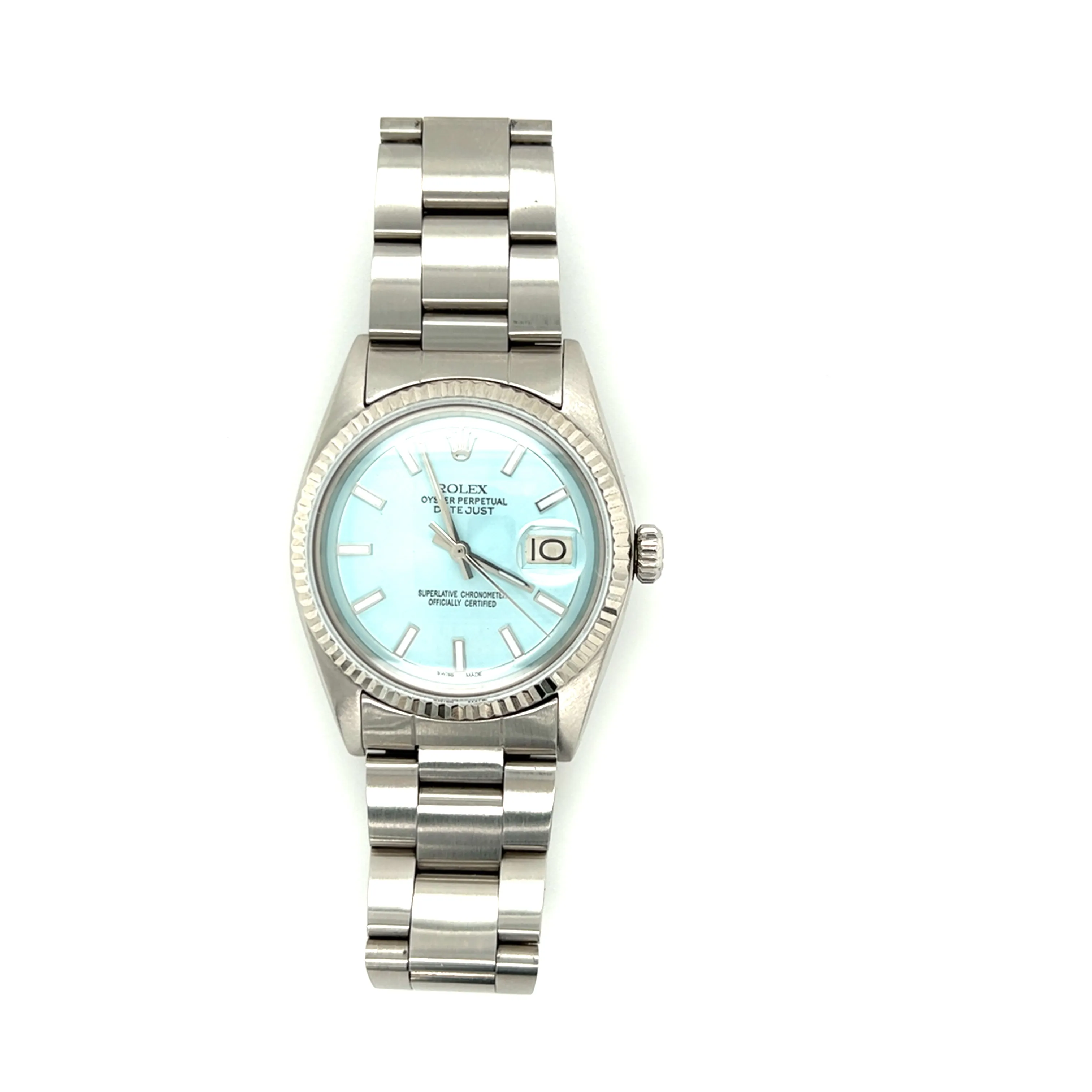 1975 Rolex Datejust 36 Sky Blue