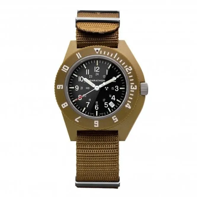 41mm Desert Tan Pilot's Navigator Date Nylon DEFSTAN Watch