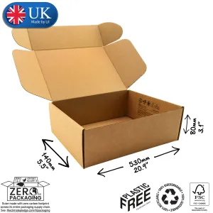 53x14x8cm Cardboard Postal Box