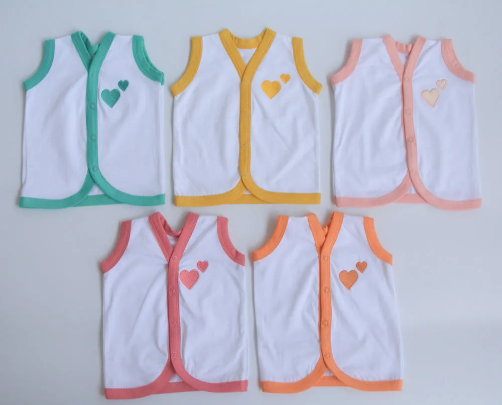 All Hearts Basket - Everyday Essentials Nappy & Vest (Set of 10)