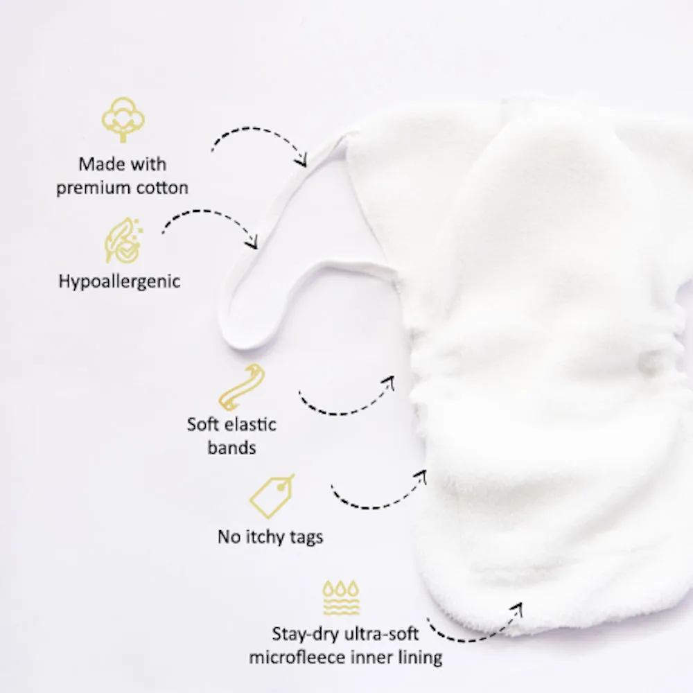 All Hearts Basket - Everyday Essentials Nappy & Vest (Set of 10)