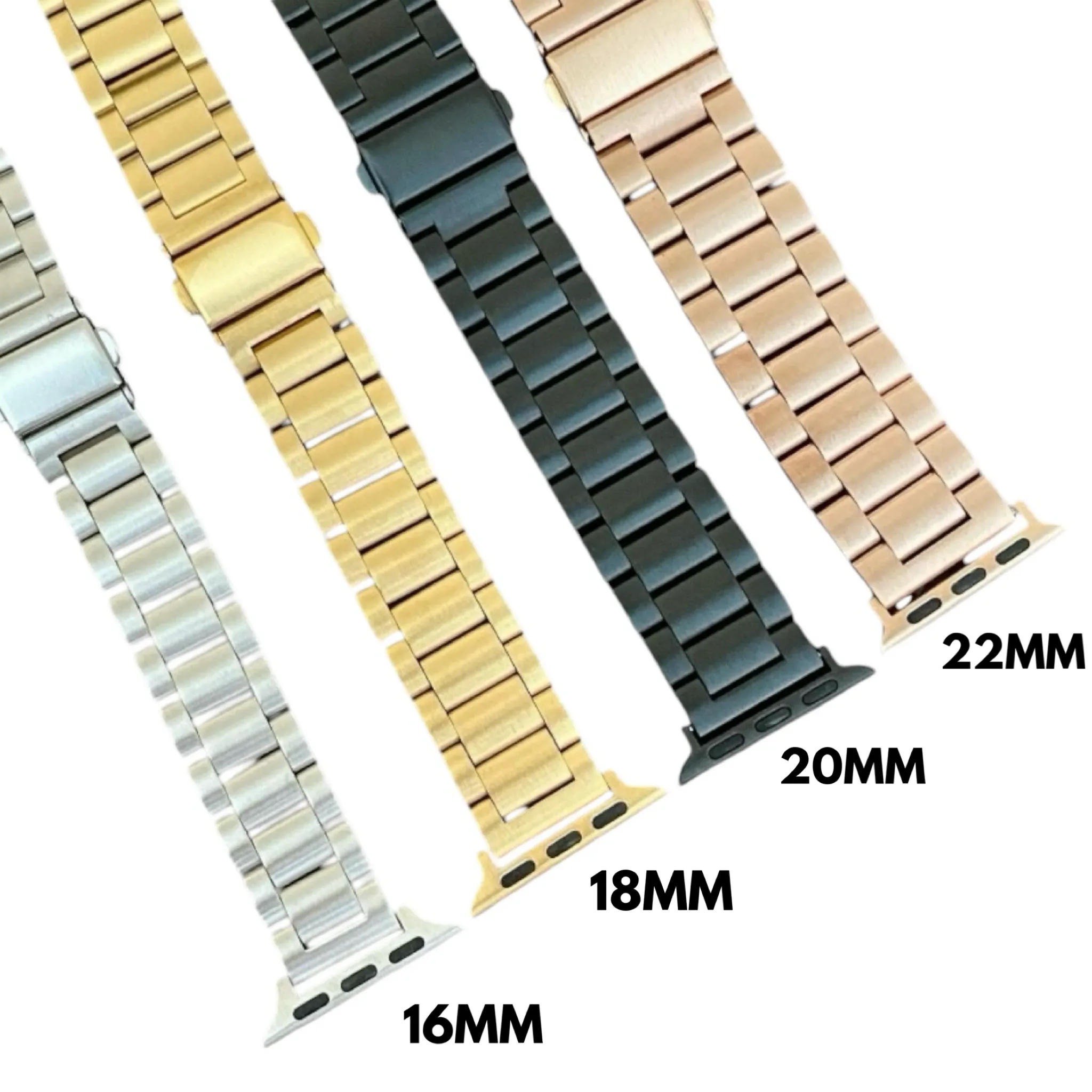 Apple Watch Band 3 Link Stainless Watchband
