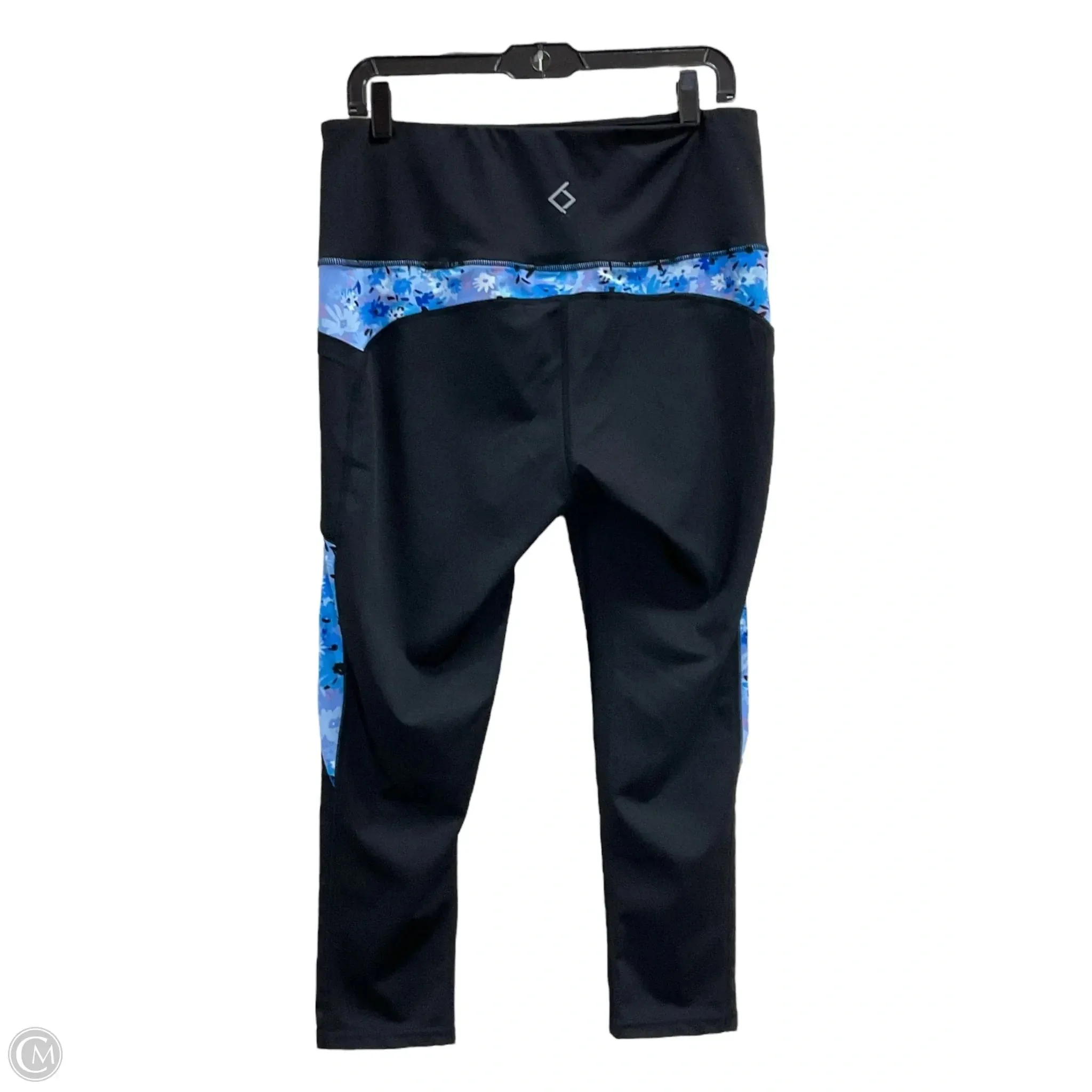 Athletic Leggings By Clothes Mentor In Black & Blue, Size: 1x