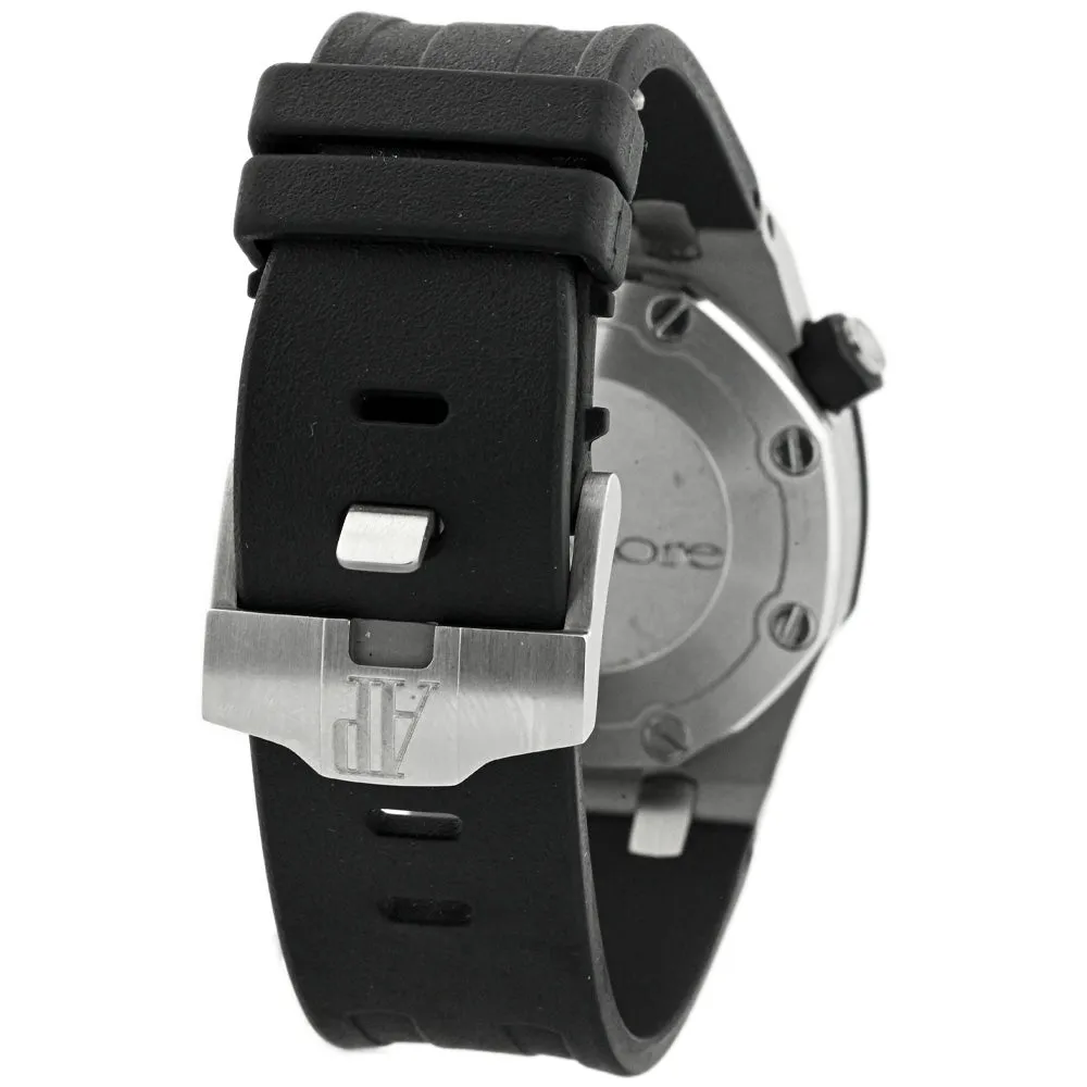 Audemars Piguet Men's Royal Oak Offshore Diver Stainless Steel 42mm Black Méga Tapisserie Stick Dial Watch Reference #: 15703ST.OO.A002CA.01