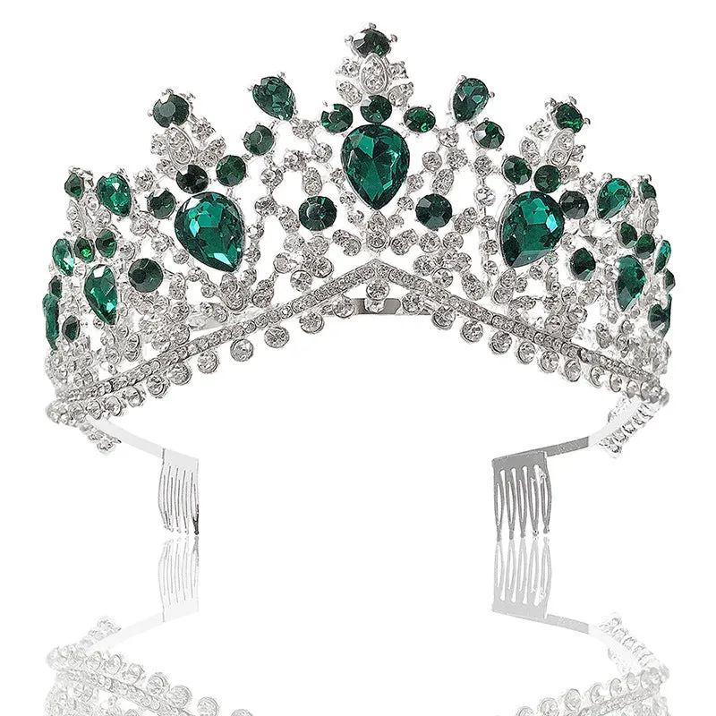 Baroque Rhinestone Bridal Crown