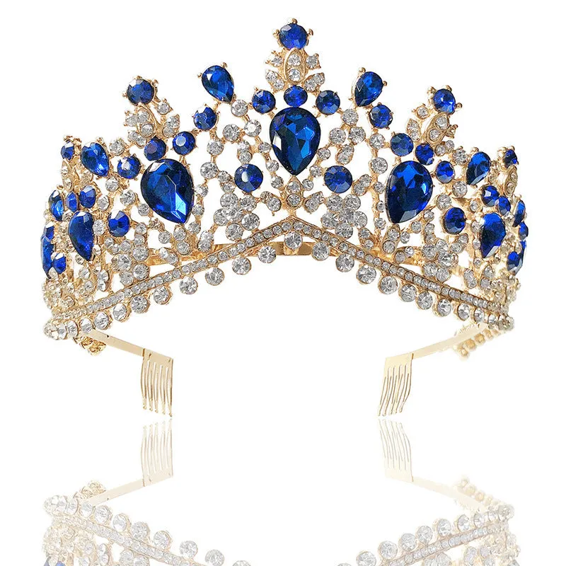 Baroque Rhinestone Bridal Crown