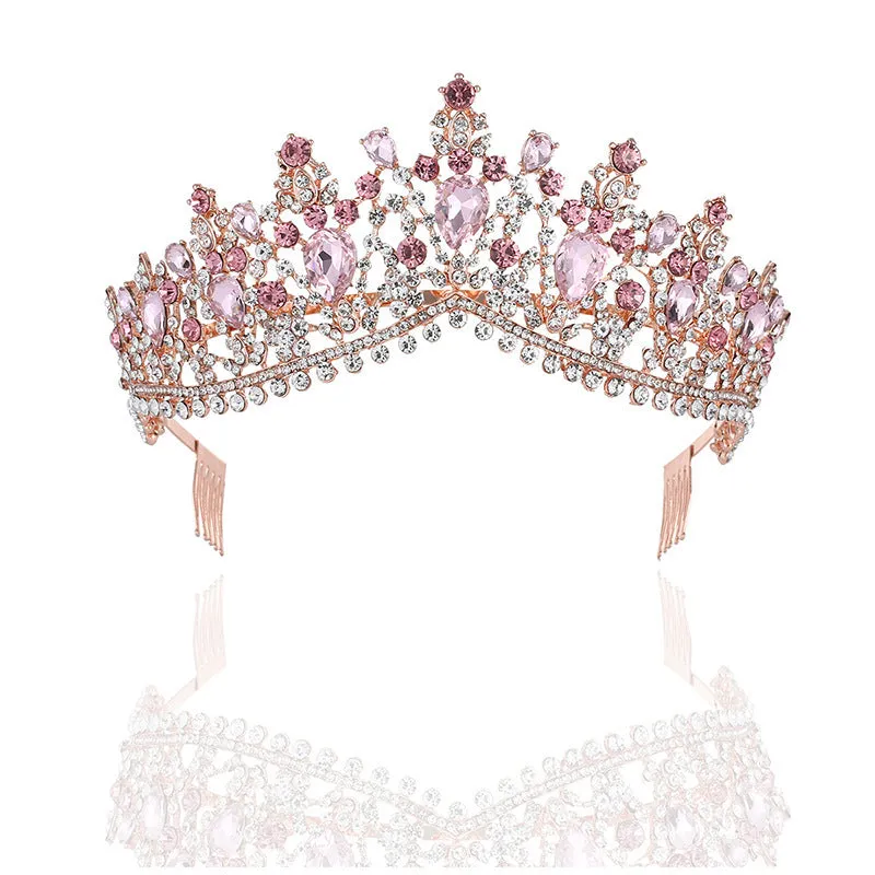 Baroque Rhinestone Bridal Crown