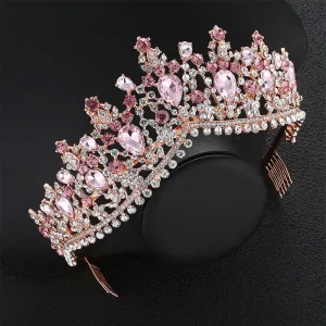 Baroque Rhinestone Bridal Crown
