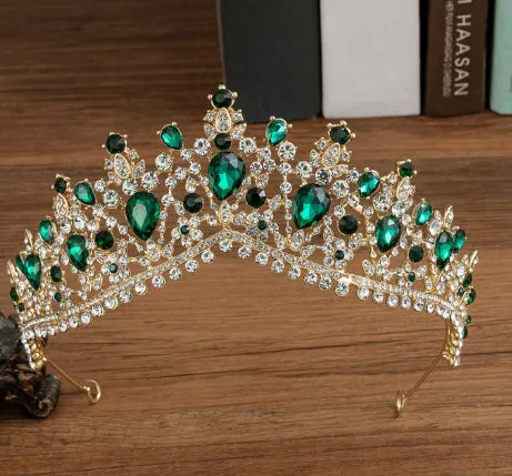 Baroque Rhinestone Bridal Crown