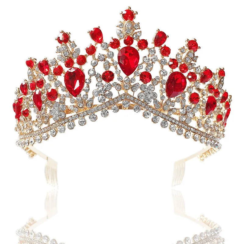 Baroque Rhinestone Bridal Crown