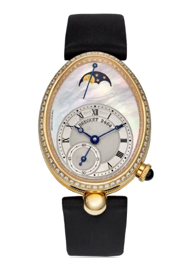 Breguet Reine De Naples 8908 18K Yellow Gold & Diamonds Ladies Watch