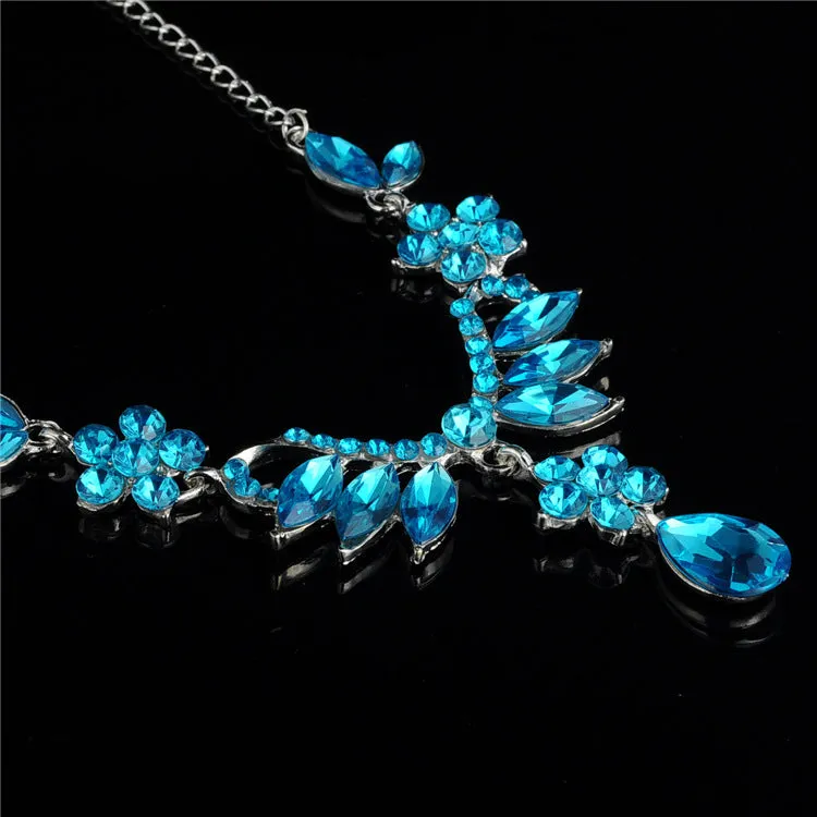 Bridal Necklace Earrings Wedding Jewelry Set