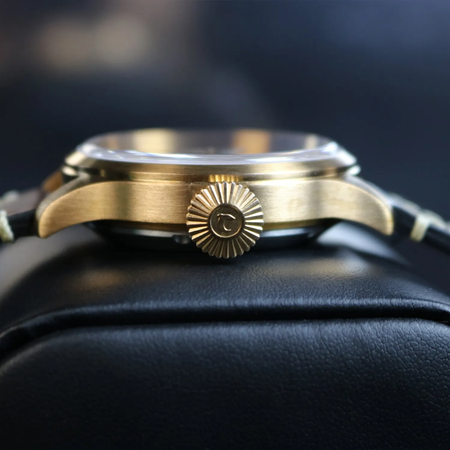 Bronze Horizon Hawk GMT Gradient Blue Enamel Dial
