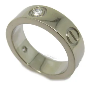Cartier LOVE ring, 3 Diamonds, 49