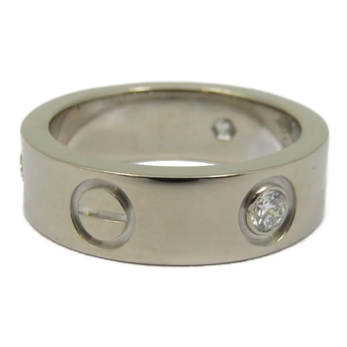 Cartier LOVE ring, 3 Diamonds, 49