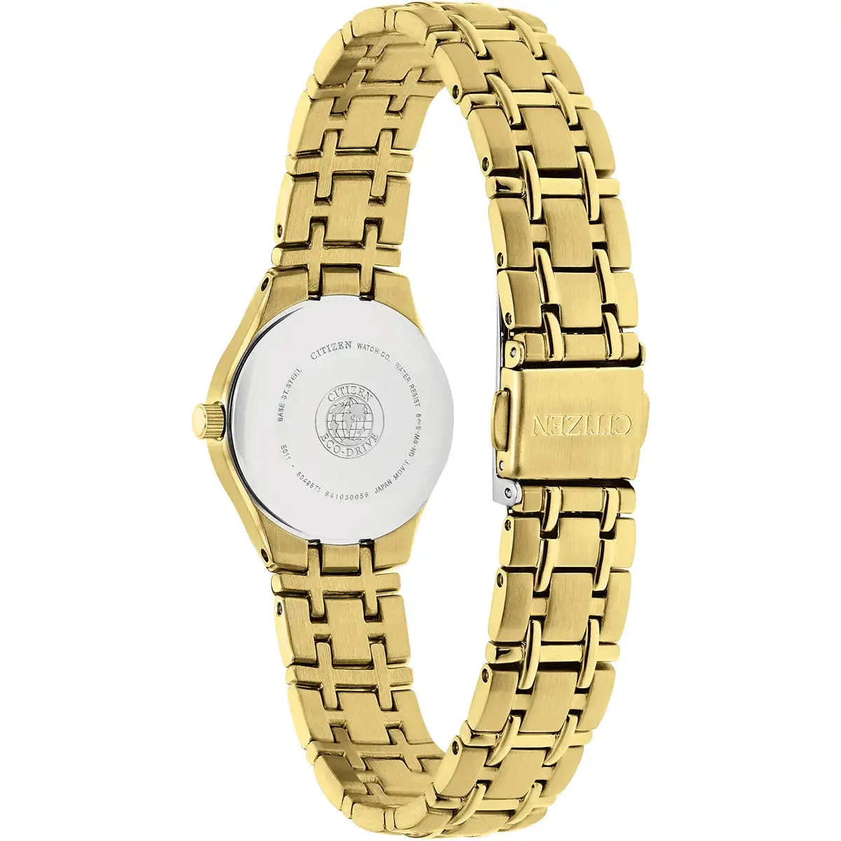 Citizen Eco-Drive Ladies Silhouette Gold Tone Watch
