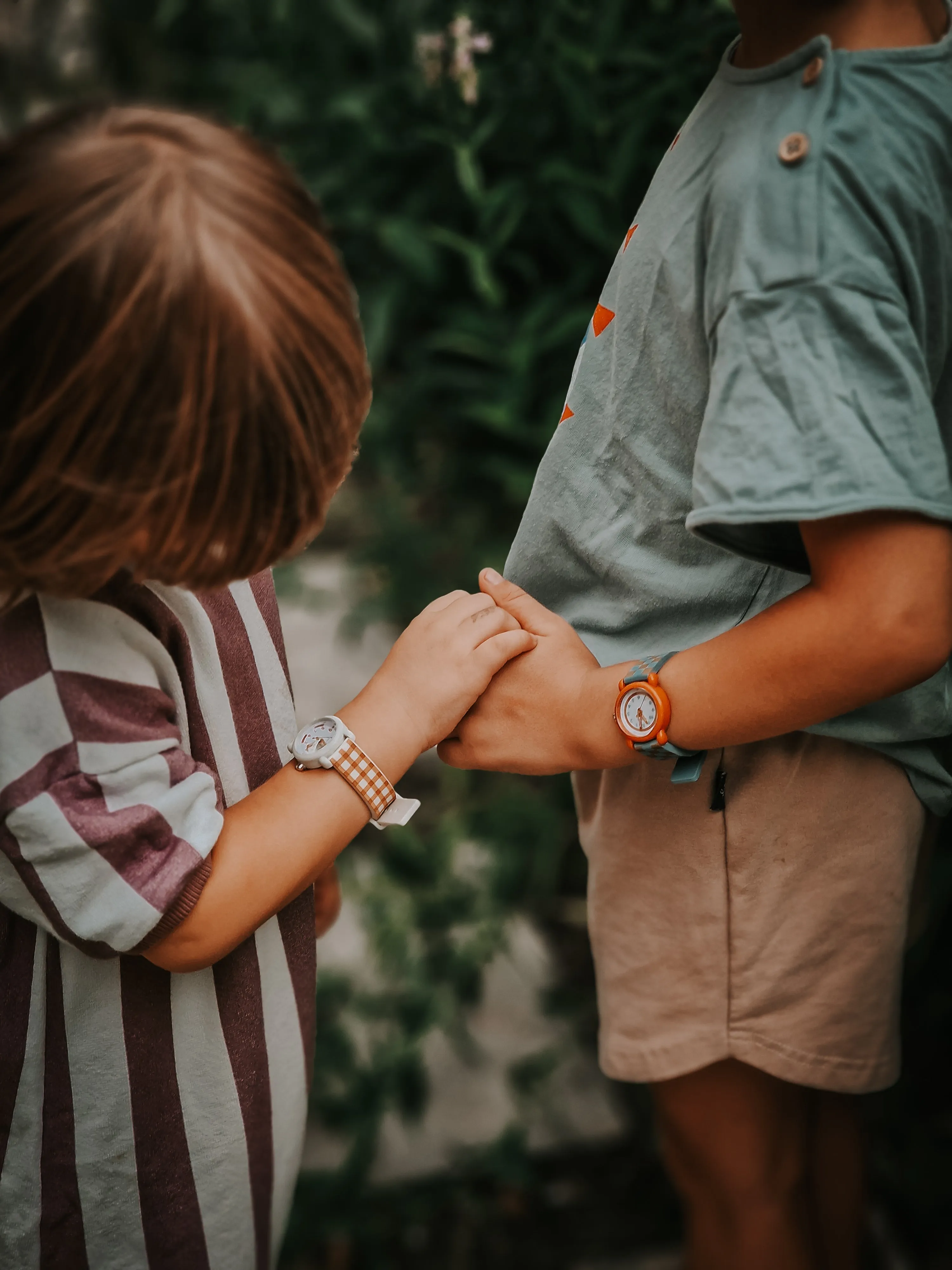 Classic Watches | Silicone   Stainless Steel | Fern Plaid