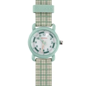 Classic Watches | Silicone   Stainless Steel | Fern Plaid