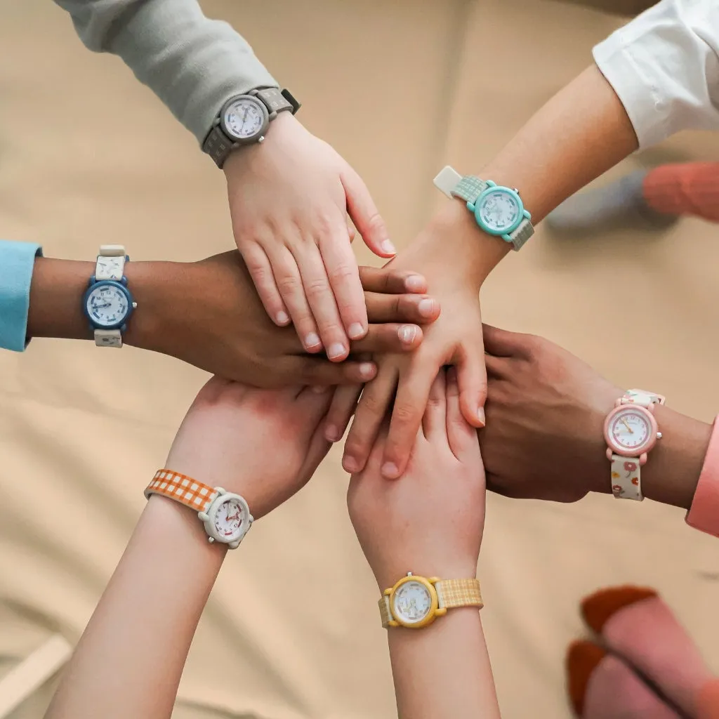 Classic Watches | Silicone   Stainless Steel | Fern Plaid