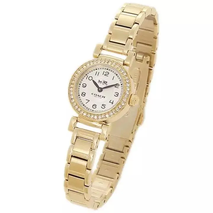 Coach Gold Tone Swarovski Crystal Women's Watch 14502403