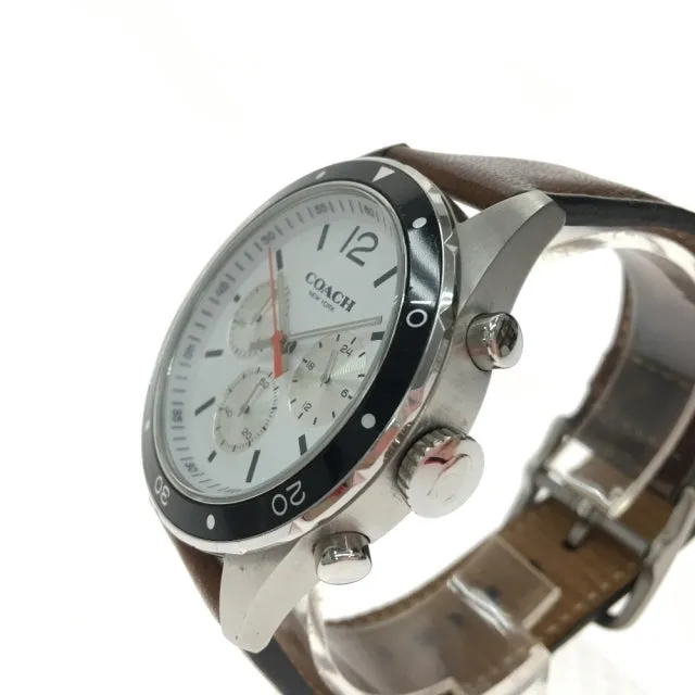 Coach Sullivan Leather Strap Chronograph Men's Watch 14602057