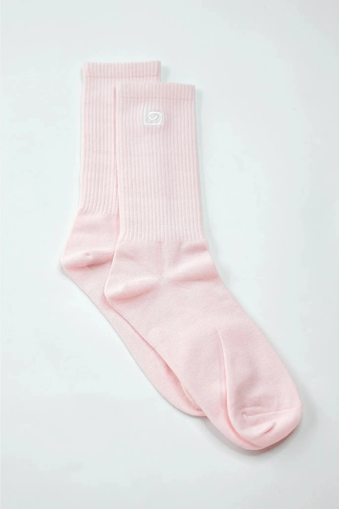 Comfort Crew Socks - Baby Pink