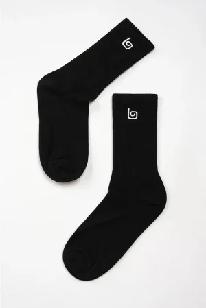 Comfort Crew Socks - Black Comfort Crew Socks - Black