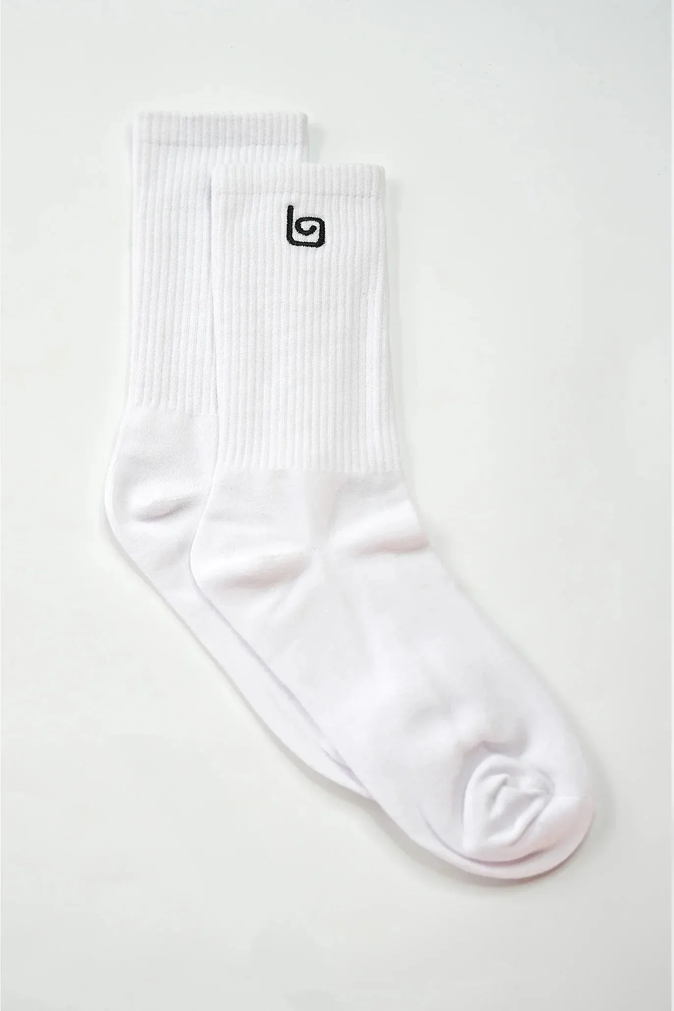 Comfort Crew Socks - White