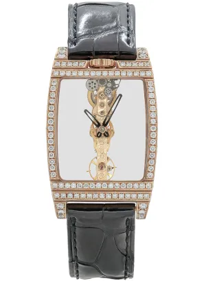 Corum Golden Bridge 18K Rose Gold & Diamonds Lady's Watch