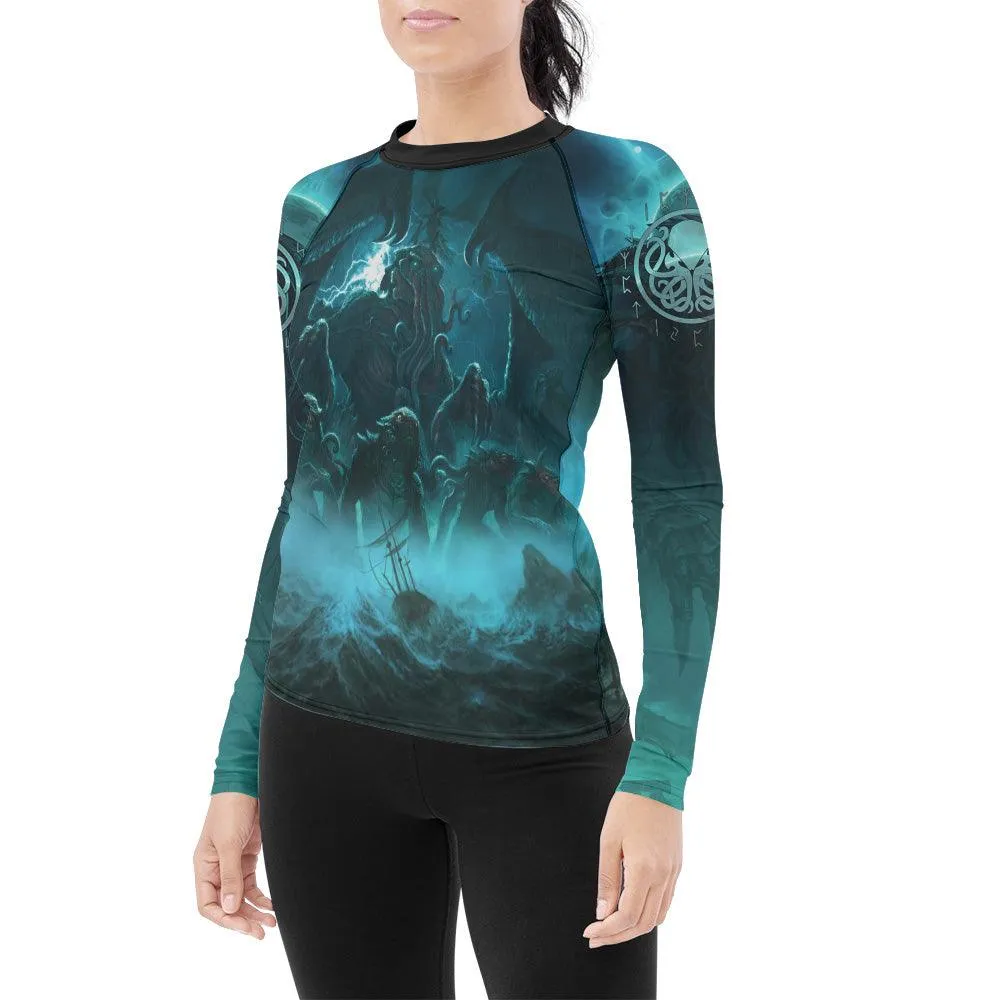 Crew Of Cthulhu Women's Long Sleeve Rash Guard