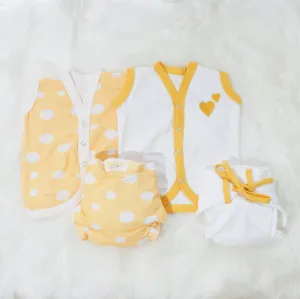 Cute Polka - Everyday Essentials Nappy & Vest (Set of 4) Cute Polka - Everyday Essentials Nappy & Vest (Set of 4)