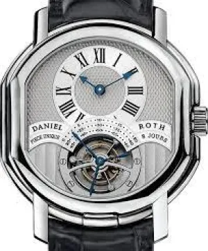 Daniel Roth Masters 8 Day Tourbillon 18K White Gold Men's Watch