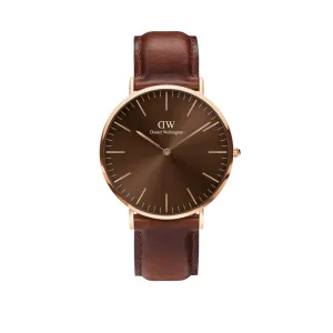 Daniel Wellington Brown Dial Men Analogue Watch - DW00100627