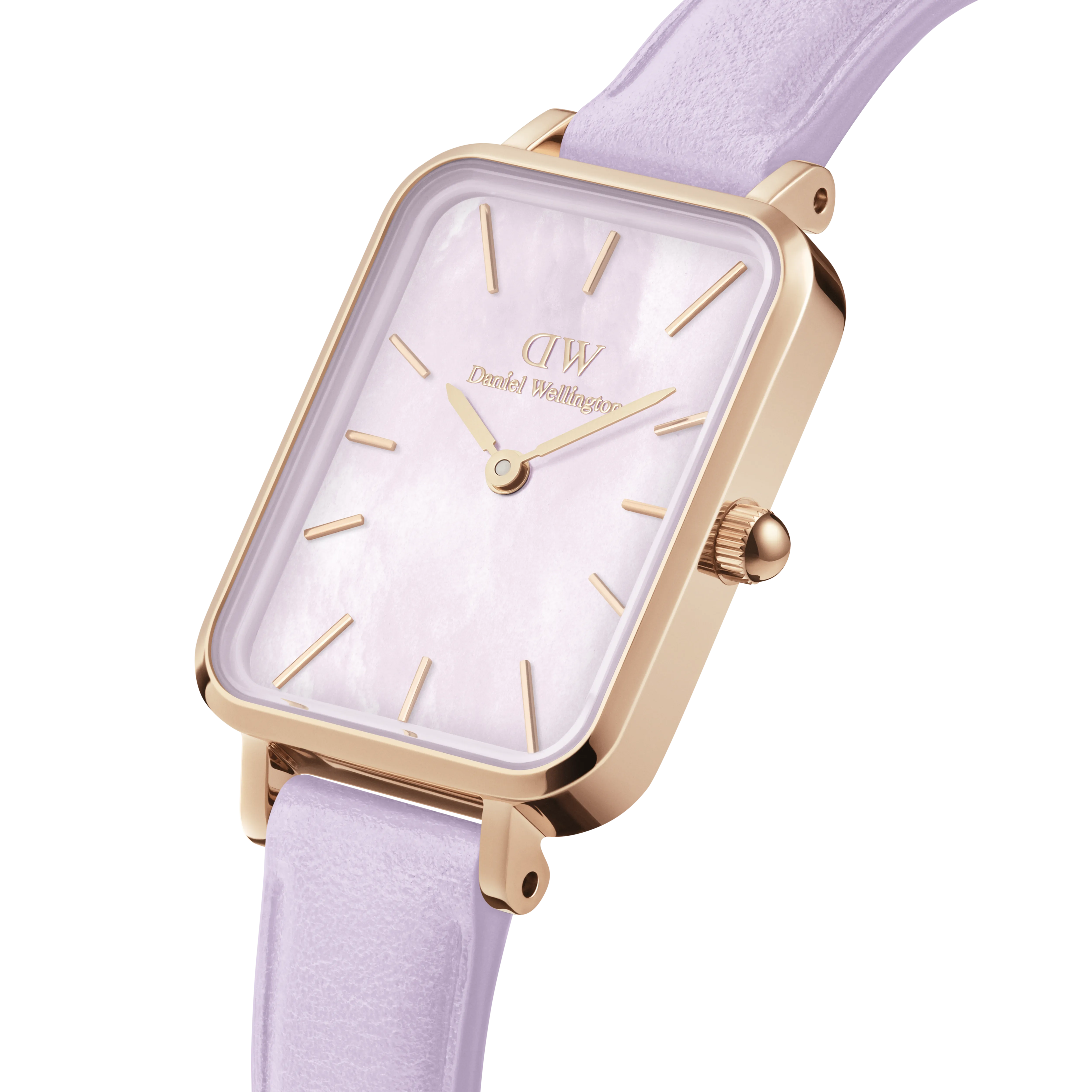 Daniel Wellington Mother of Pearl Purple Dial Women Analogue Watch - DW00100637