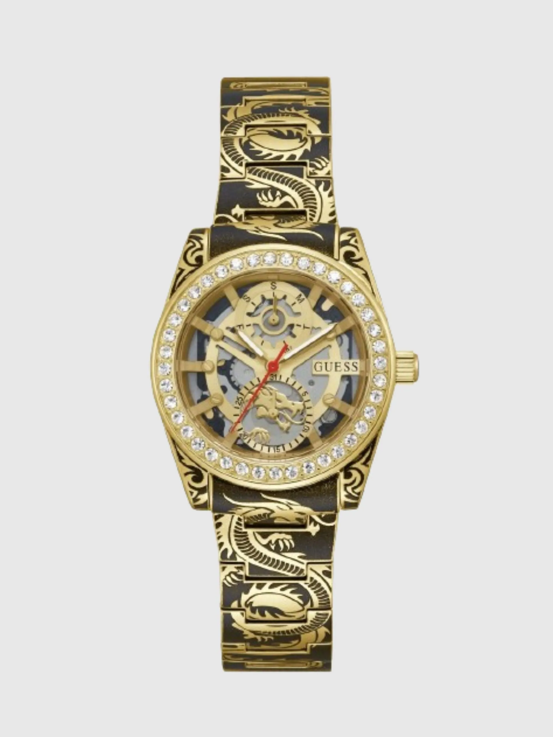 DRAGONESS LADIES 2-TONE MULTI-FUNCTION WATCH