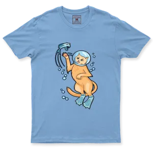 Drifit Shirt: Cat Diver