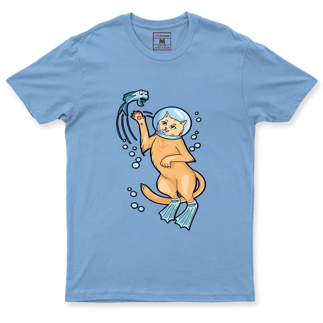 Drifit Shirt: Cat Diver